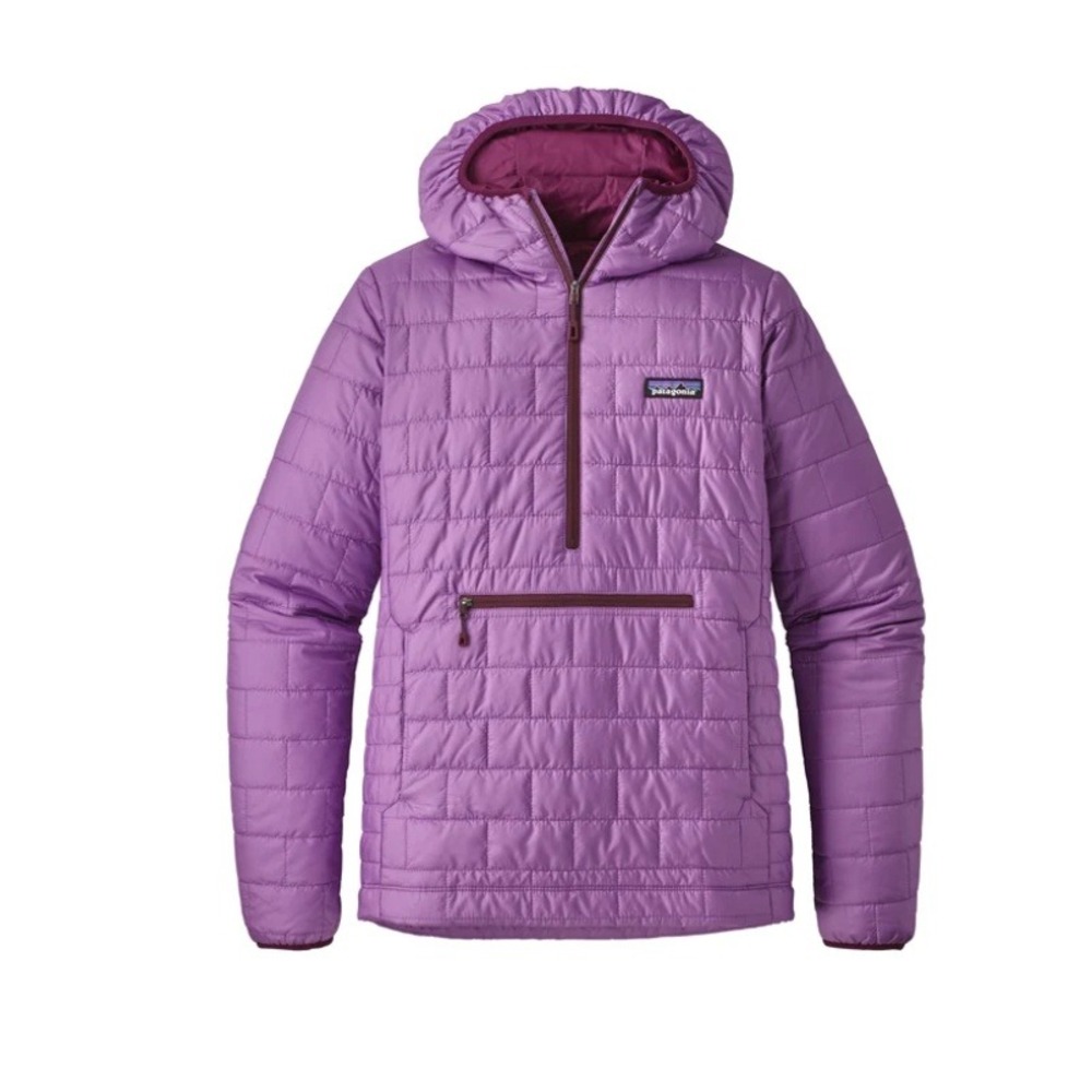 Patagonia Nano Puff Bivy Pullover Quilted Hooded Jacket Light Balsamic XS